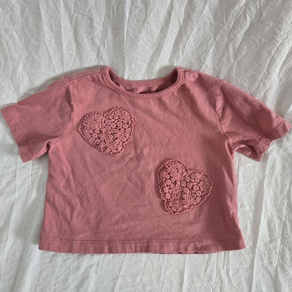 Embroidered Heart Shirt